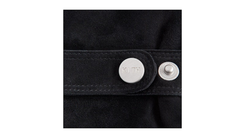 Kith Manhattan Suede Gloves Black