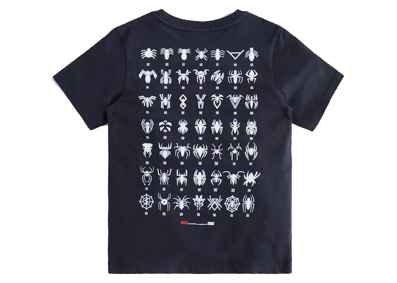 Kith Marvel Kids Spider-Man Timeline Classic Tee Black
