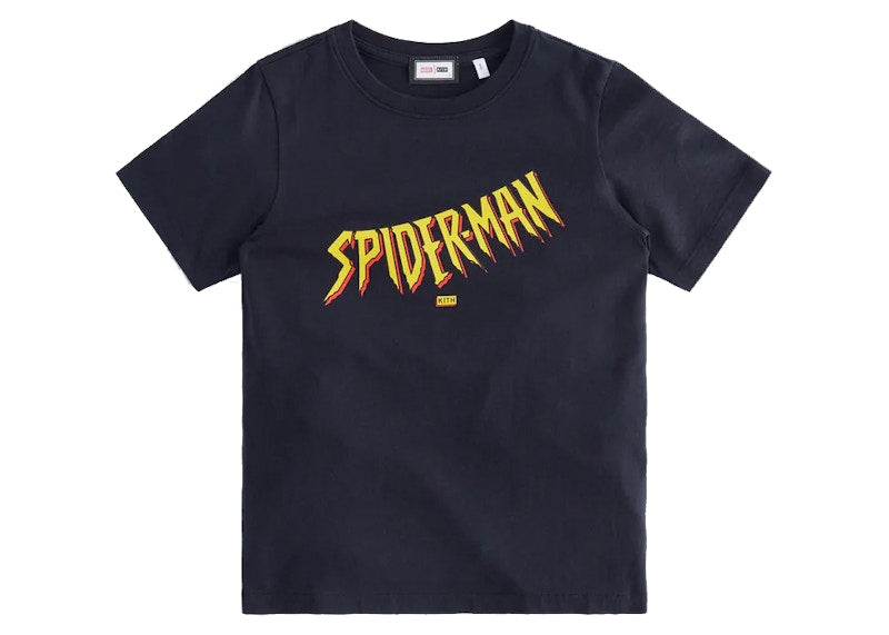Kith Marvel Kids Spider-Man Timeline Classic Tee Black