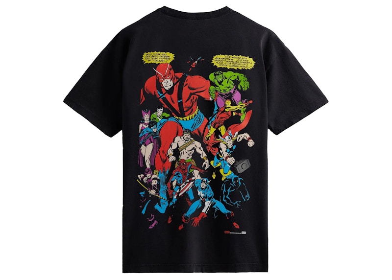 Kith Marvel Spider-Man Allies Vintage Tee Black