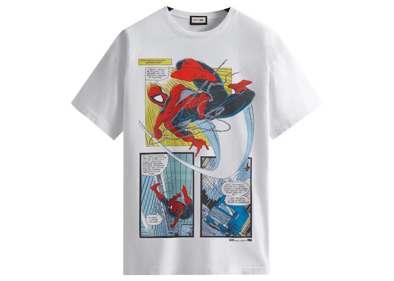 Kith Marvel Spider-Man New York City Vintage Tee White