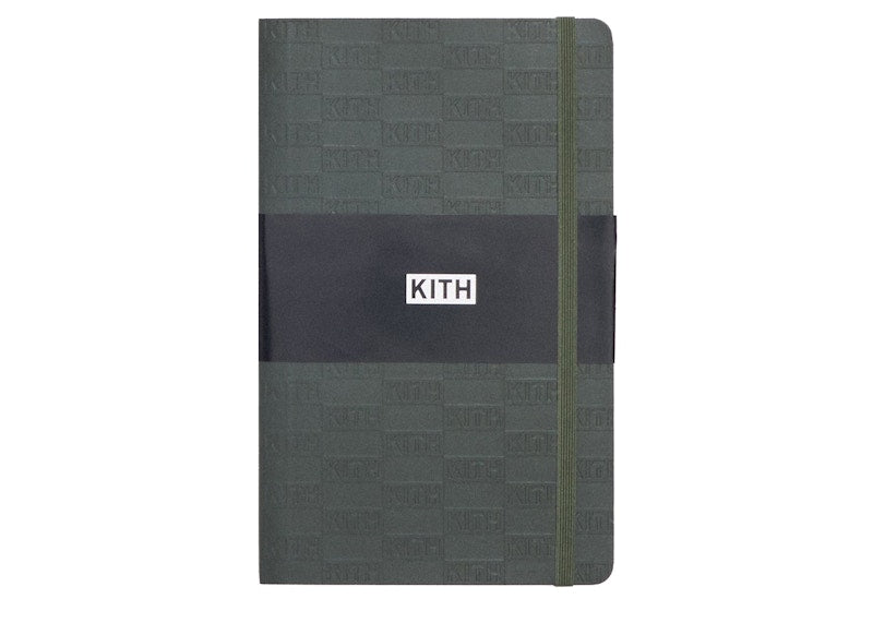 Kith Moleskine Notebook Olive