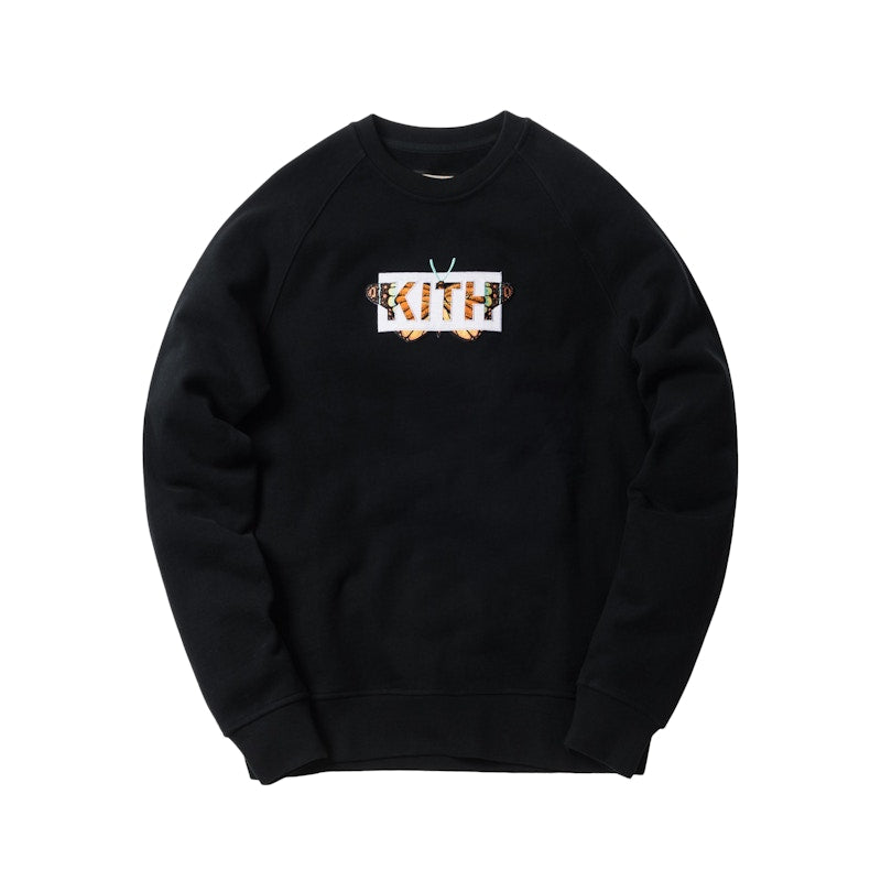 Kith Monarch Classic Logo Crewneck Black