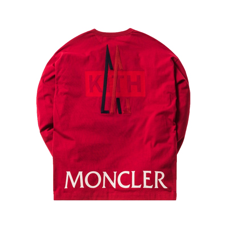 Kith Moncler LS Tee Red