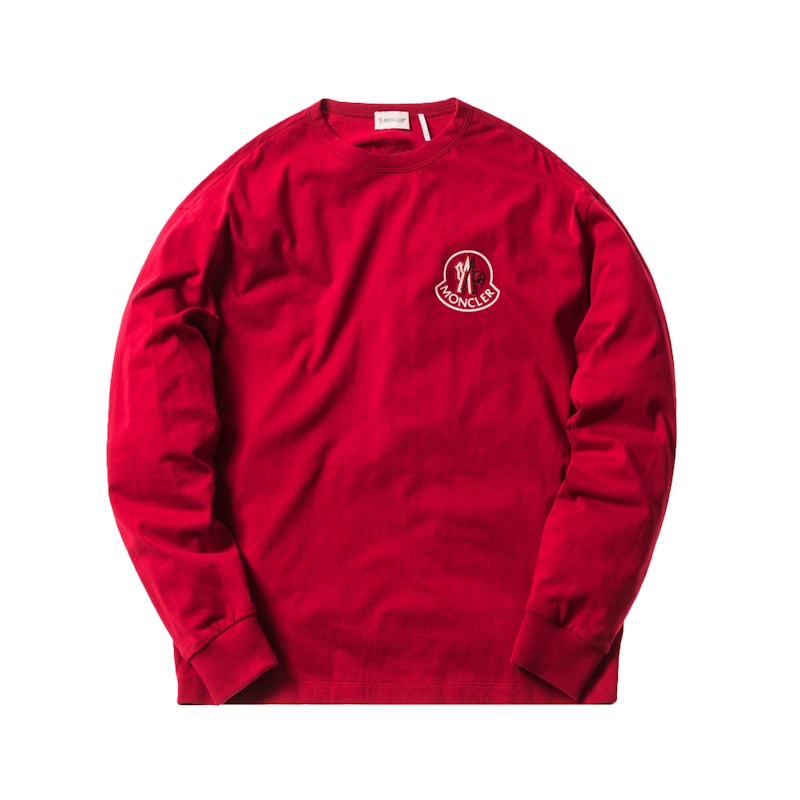 Kith Moncler LS Tee Red