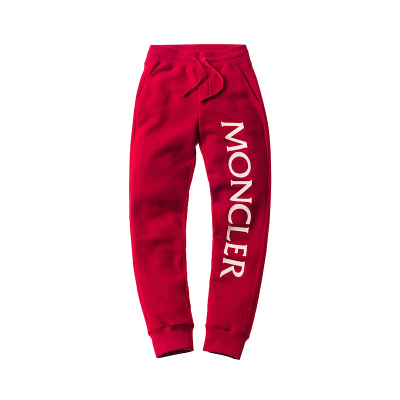 Kith Moncler Logo Sweatpant Red
