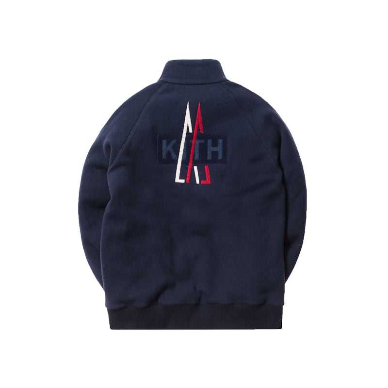 Kith Moncler Quarter Zip Pullover Navy