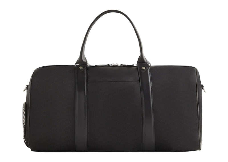Kith Monogram Nylon Jacquard Duffle Bag Black