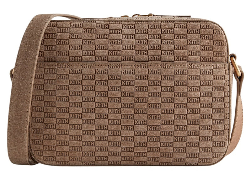 Kith Monogram Suede Camera Crossbody Loft