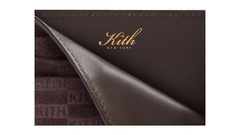 Kith Monogram Suede Card Holder Incognito