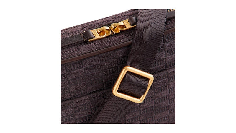 Kith Monogram Suede Crosswalk K20 Bag Incognito