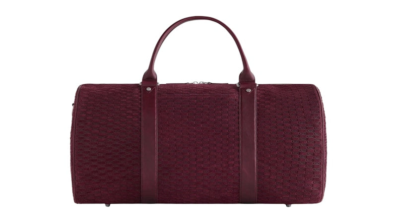 Kith Monogram Suede Traveler K55 Bag Magma
