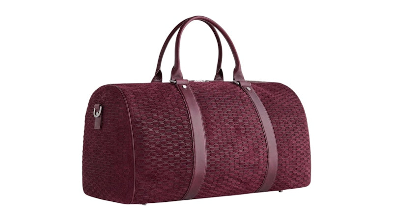 Kith Monogram Suede Traveler K55 Bag Magma