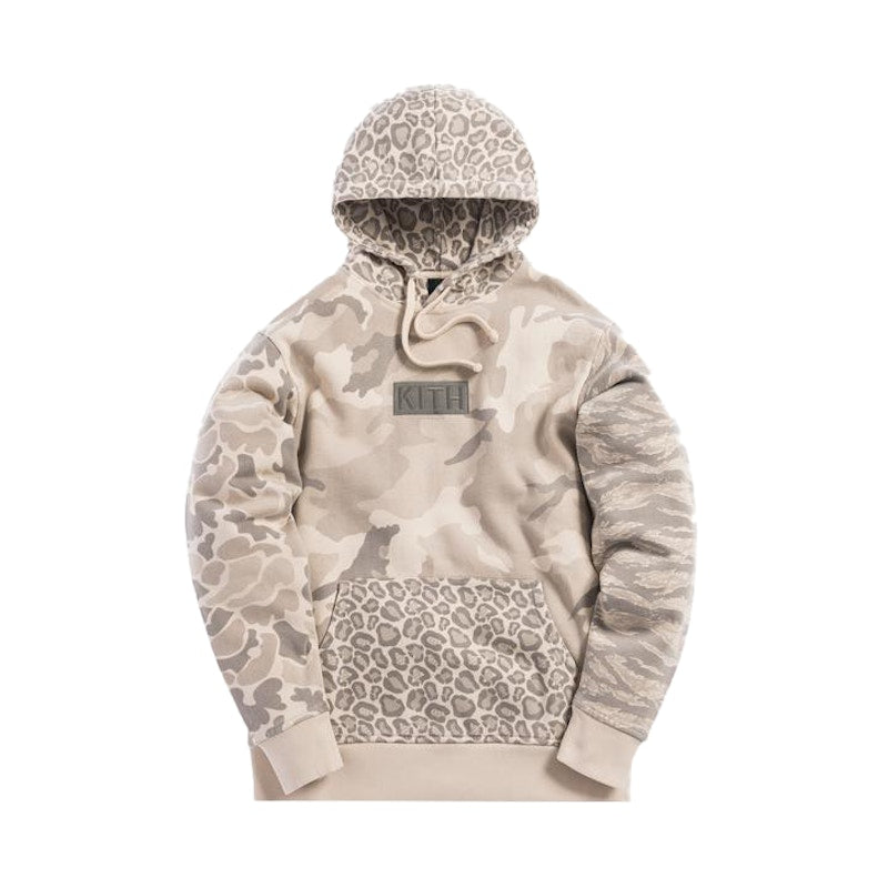 Kith Multi-Camo Williams Hoodie Off Beige Camo