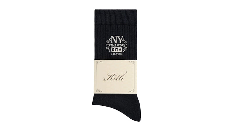 Kith NY To The World Socks Nocturnal