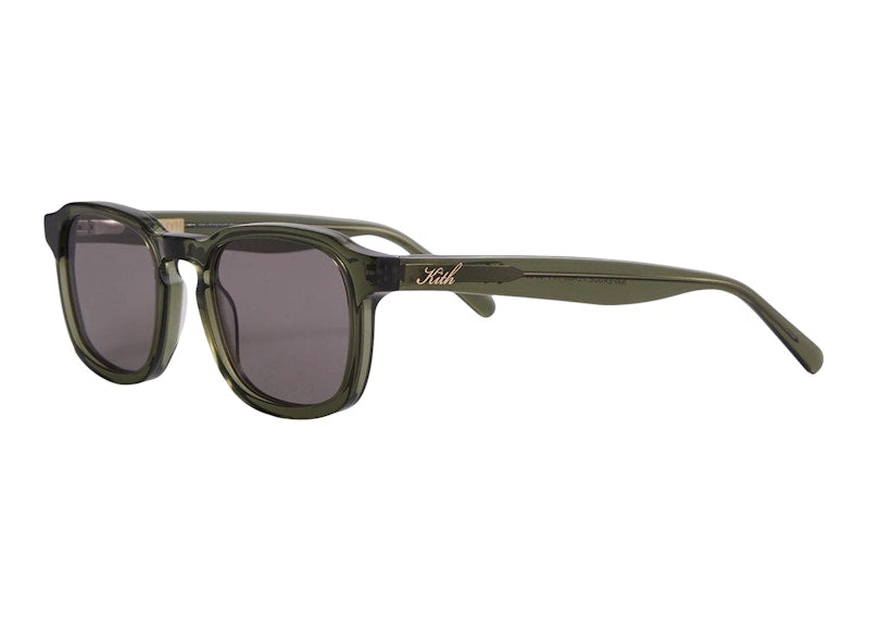 Kith Napeague Sunglasses Green Crystal/Grey