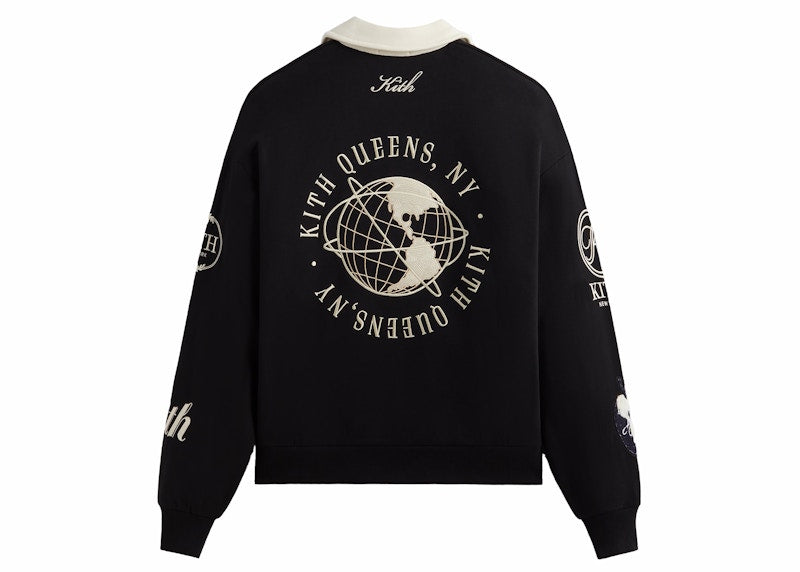 Kith Nelson Collared Pullover Black
