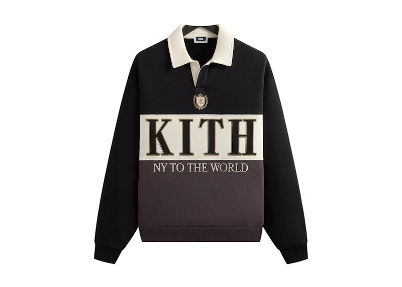 Kith Nelson Rugby Pullover Black