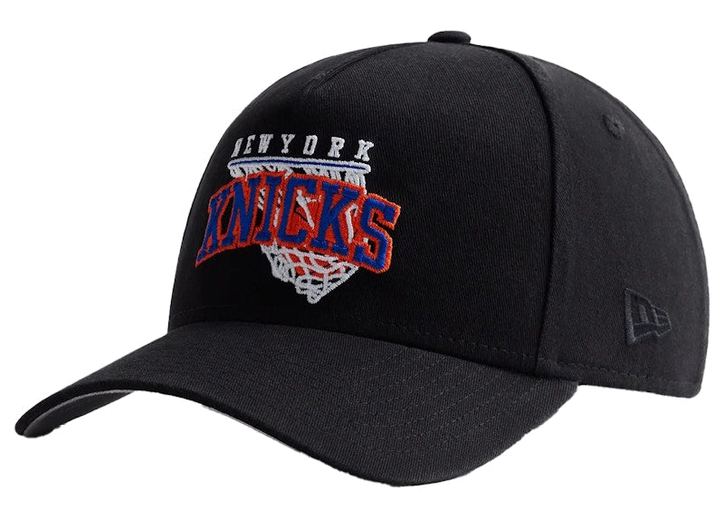Kith New Era New York Knicks Stack 9Forty Snapback Black