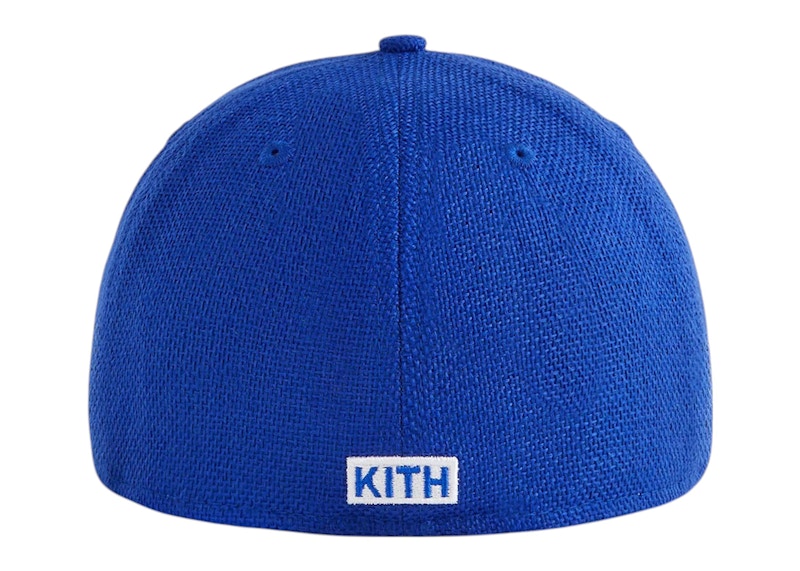 Kith New Era New York Mets Raffia Low Profile 59FIFTY Fitted Cap Royal