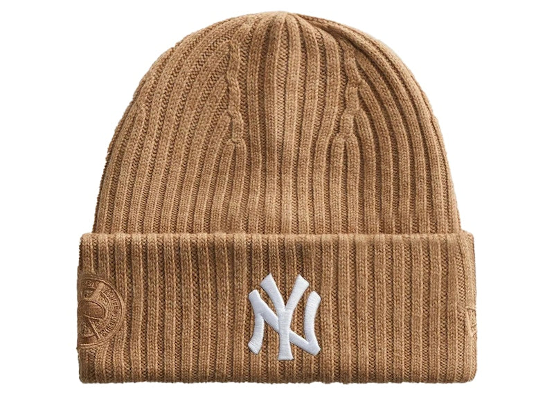 Kith New Era New York Yankees Knit Beanie Chestnut