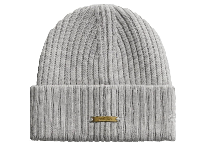 Kith New Era New York Yankees Knit Beanie Light Heather Grey