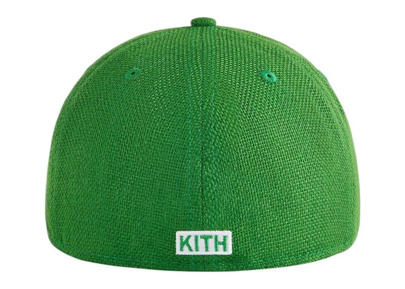 Kith New Era New York Yankees Raffia Low Profile 59FIFTY Fitted Cap Newt