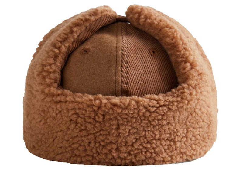 Kith New Era Serif Ear Flap Fitted Cap Chestnut