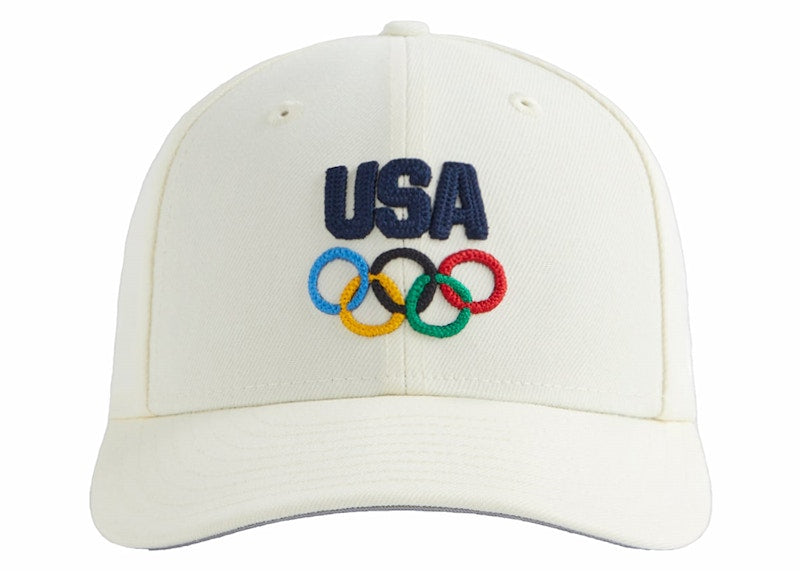 Kith New Era Team USA 59Fifty Fitted Low Profile Cap Sandrift