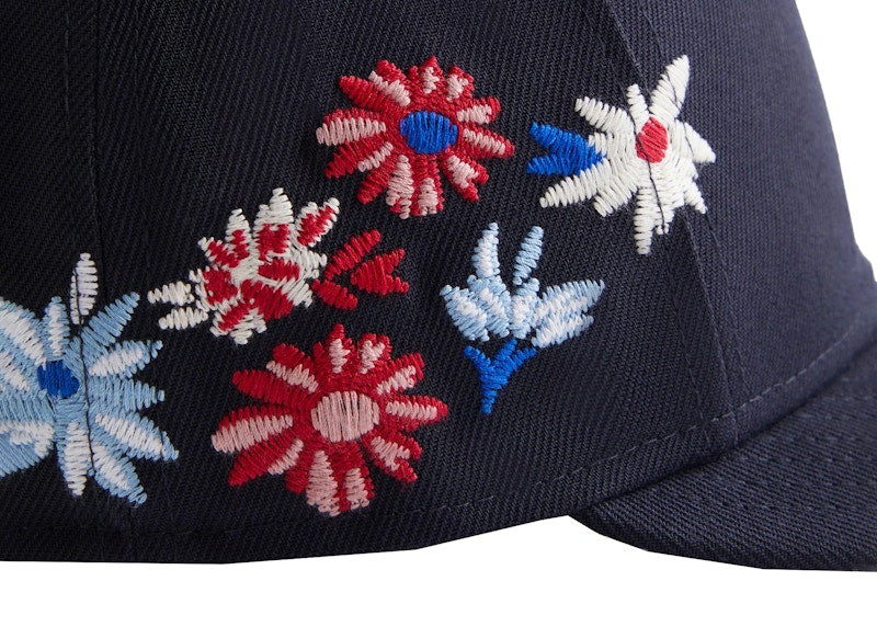 Kith New Era Yankees Floral 59 Fifty Low Profile Hat Nocturnal