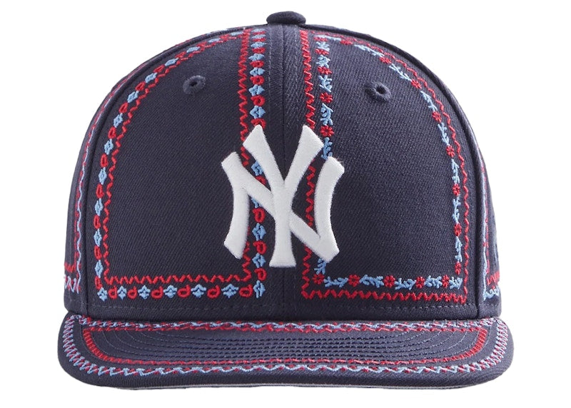 Kith New Era Yankees Floral Frame 59Fifty Fitted Hat Nocturnal
