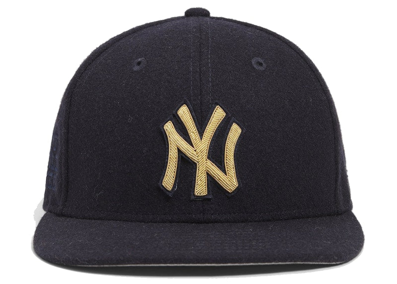 Kith New Era for New York Yankees Bullion 600 GSM Wool Melton Fitted Hat Nocturnal