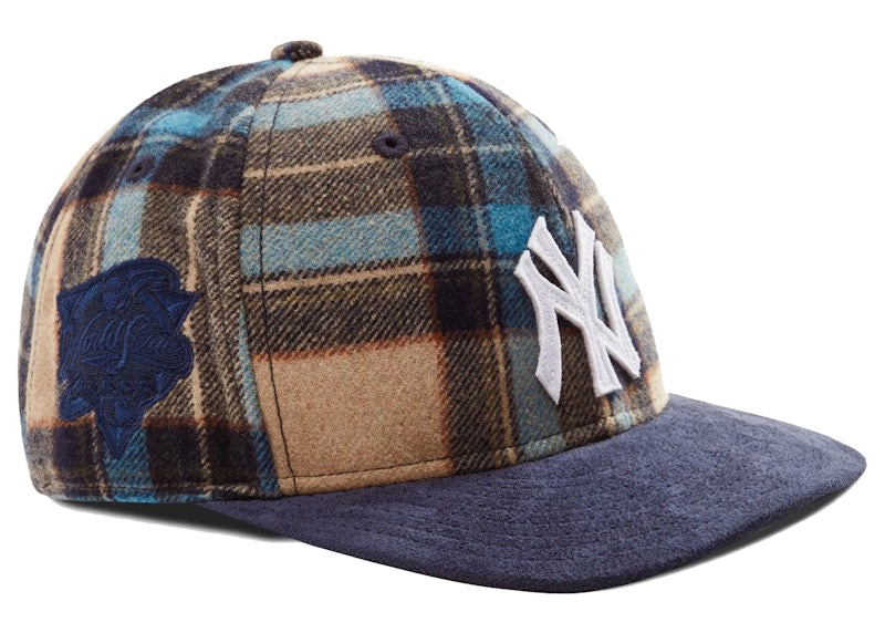 Kith New Era for New York Yankees Plaid Suede Fitted Hat Current