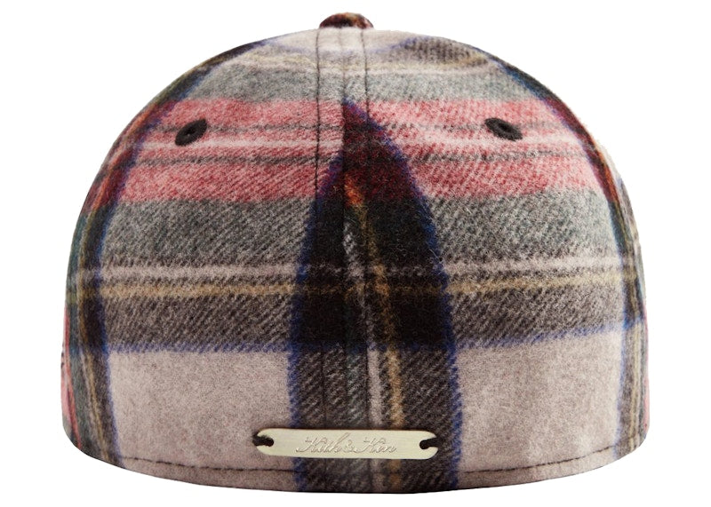 Kith New Era for New York Yankees Plaid Suede Fitted Hat Pyre