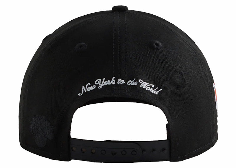 Kith New Era for the New York Knicks Cotton 9FORTY A-Frame Snapback Black