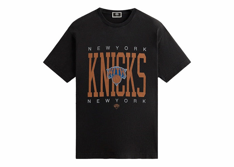 Kith New York Knicks Home Court Vintage Tee Black