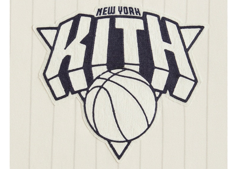 Kith New York Knicks NY Pinstripe Williams III Hoodie Sandrift