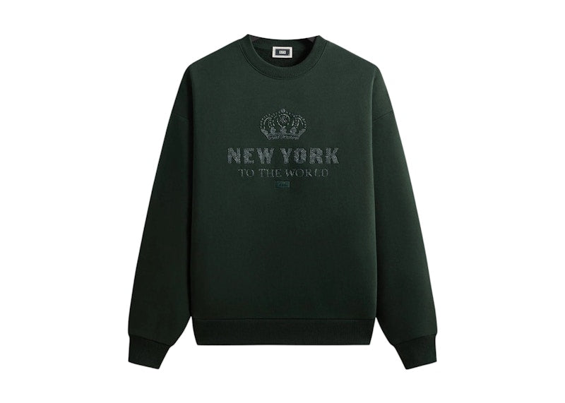 Kith New York To The World Crown Crewneck Stadium