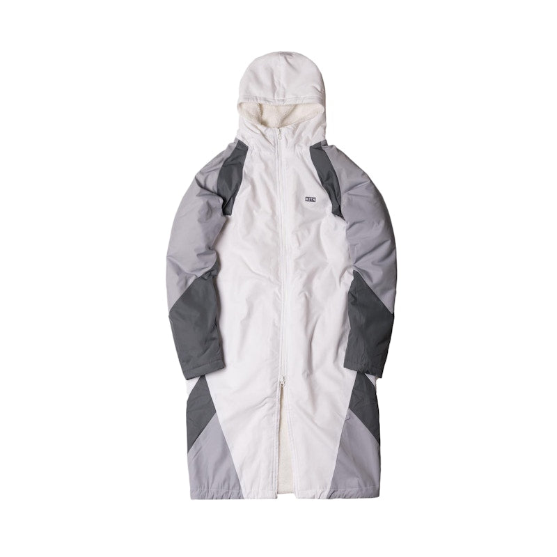 Kith Nike Sherpa Sideline Coat White/Grey