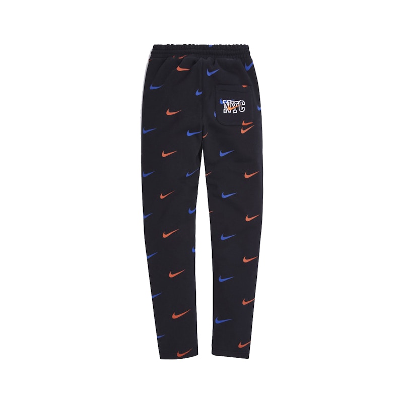 Kith & Nike for New York Knicks AOP Fleece Pant Black