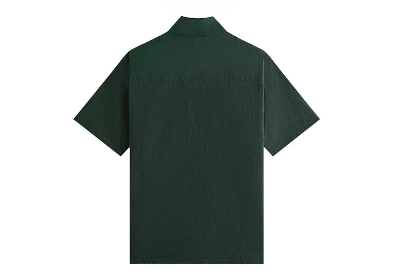 Kith Nylon Short Sleeve Colton Zip Up Shirt Stadium