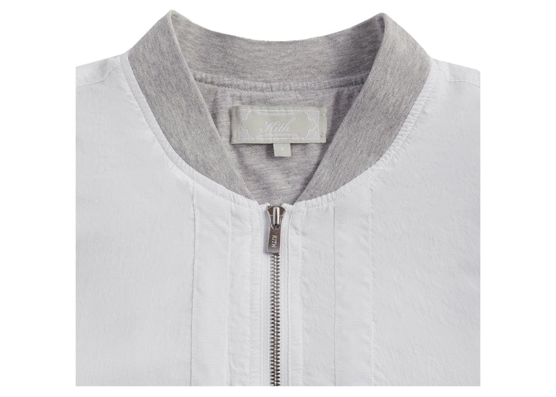 Kith Nylon Silas Bomber Jacket White