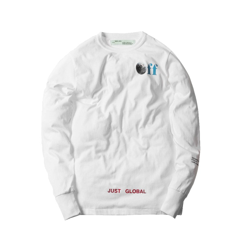 Kith Off-White Just Global LS Tee White