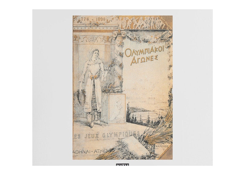 Kith Olympics Heritage Athens 1896 Vintage Tee White