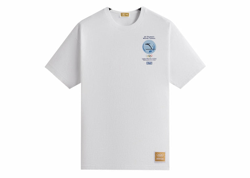 Kith Olympics Heritage Lake Placid 1932 Vintage Tee White