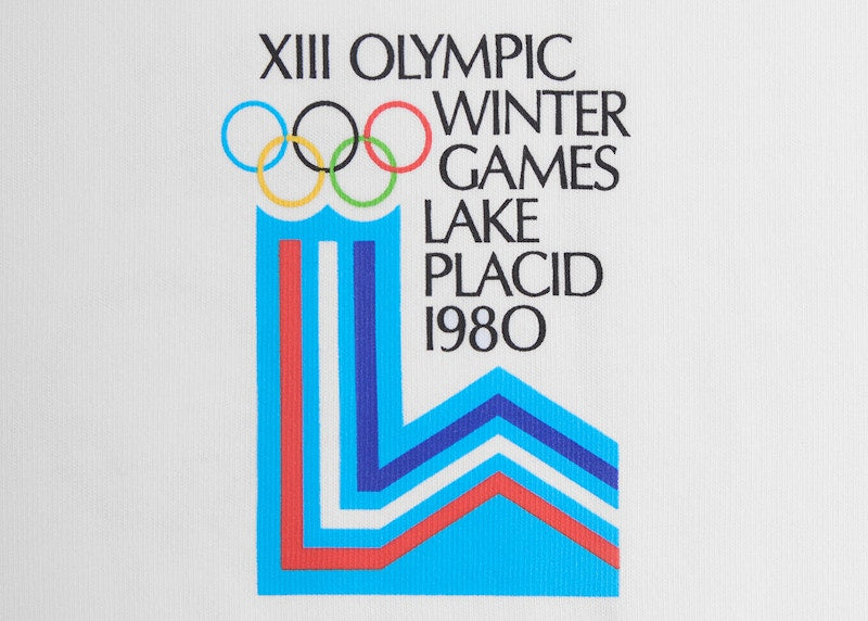 Kith Olympics Heritage Lake Placid 1980 Vintage Tee White