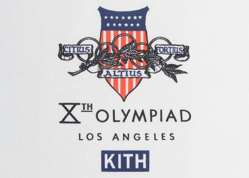 Kith Olympics Heritage Los Angeles 1932 Vintage Tee White