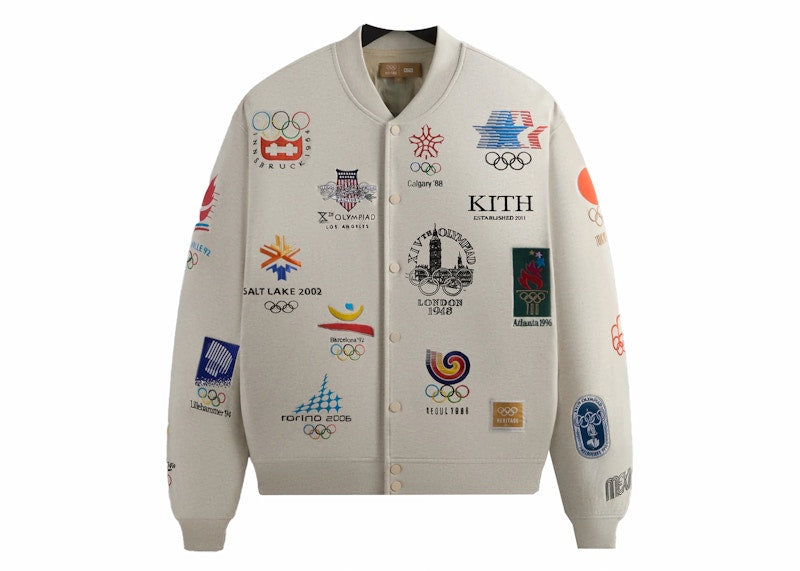 Kith Olympics Heritage Marvin Bomber Jacket Sandy Heather