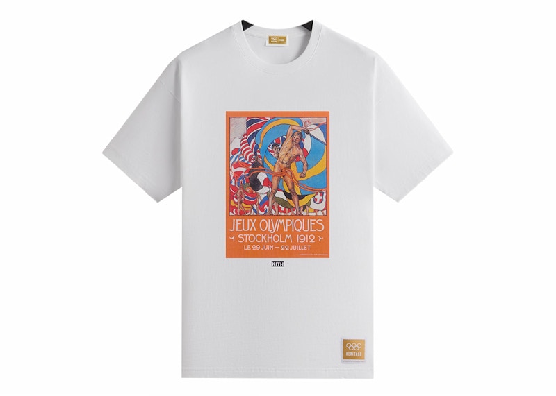 Kith Olympics Heritage Stockholm 1912 Vintage Tee White