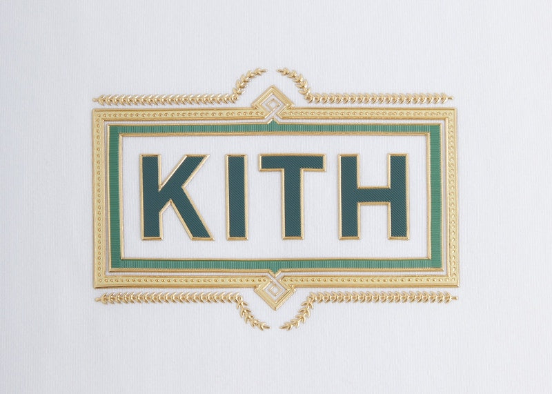 Kith Ornate Classic Logo Tee White
